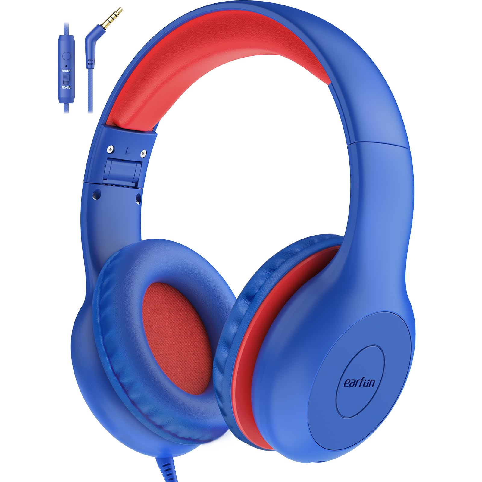 Foto 2 pulgar | Auriculares Earfun Kids Con Cable Y Micrófono Con Límite De Volumen De 85/94 Db - Venta Internacional.