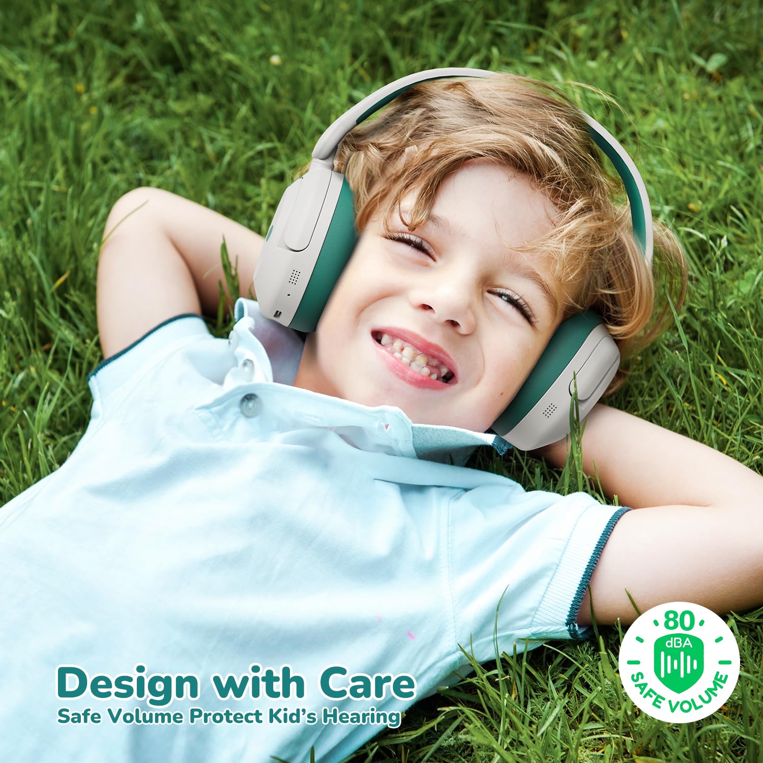 Foto 7 pulgar | Auriculares Iclever Bth20 Con Cancelación Activa De Ruido Para Niños, Color Blanco Y Verde - Venta Internacional.