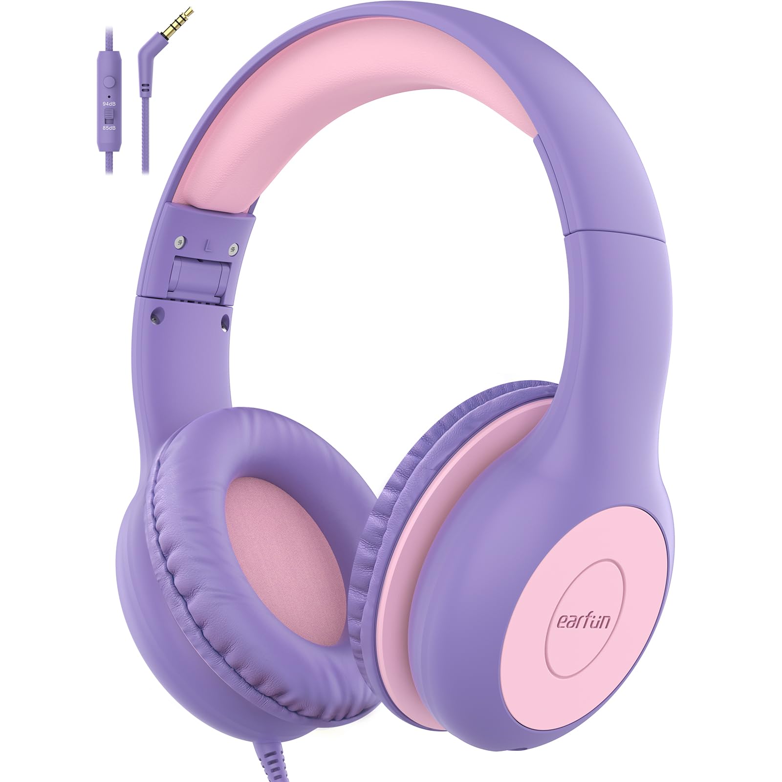 Foto 2 pulgar | Auriculares Earfun Kids Con Cable Y Micrófono Con Límite De Volumen De 85/94 Db - Venta Internacional.