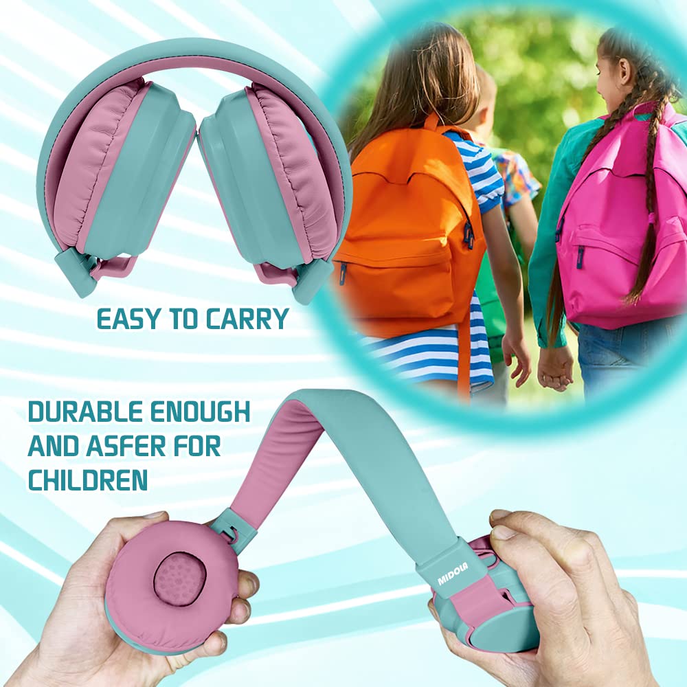 Foto 7 pulgar | Auriculares Midola Kids Bluetooth 5.3 Inalámbricos 60 H De Tiempo De Reproducción - Venta Internacional.