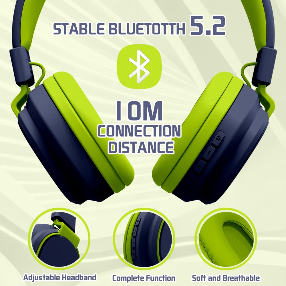Foto 7 pulgar | Auriculares Midola Kids Bluetooth 5.3 Inalámbricos 60 H De Tiempo De Reproducción - Venta Internacional.