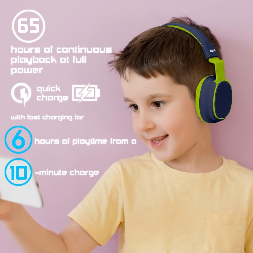 Foto 8 pulgar | Auriculares Midola Kids Bluetooth 5.3 Inalámbricos 60 H De Tiempo De Reproducción - Venta Internacional.