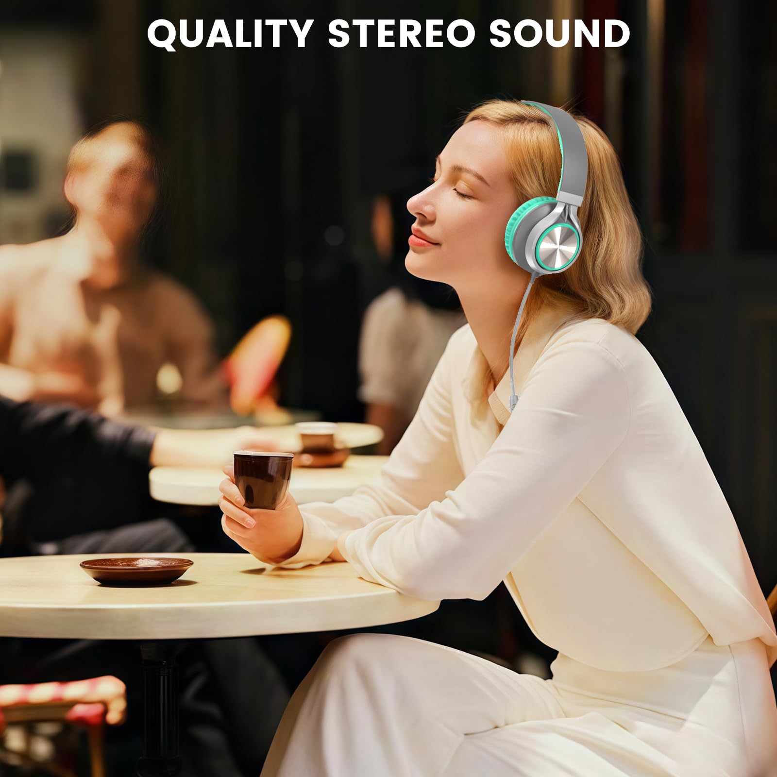 Foto 2 | Auriculares Con Cable Infurture Usb C (tipo C) Con Micrófono Y Control De Volumen - Venta Internacional.