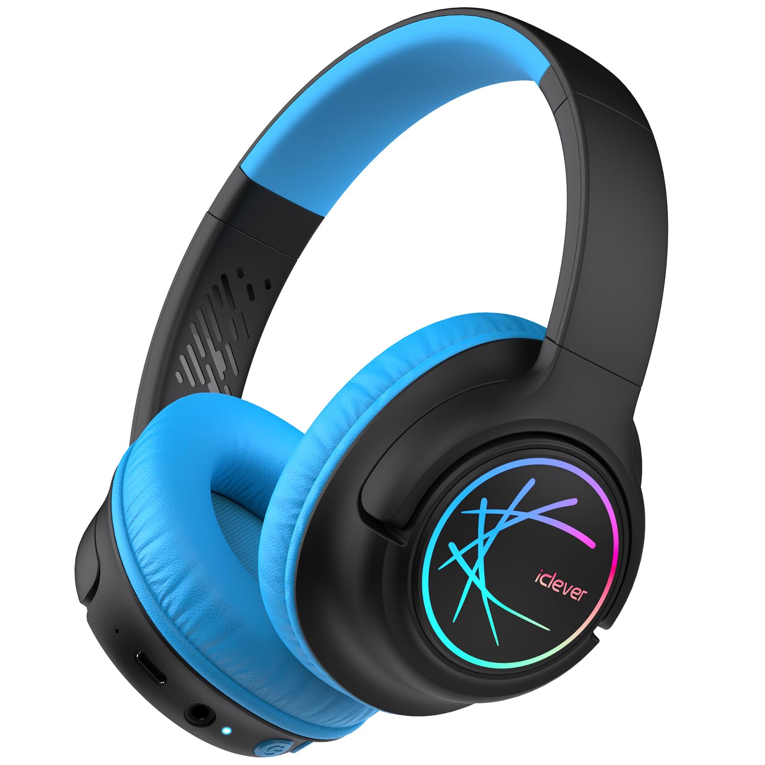 Foto 1 | Auriculares Bluetooth Iclever Bth18 Kids Led 43h Playtime Negros - Venta Internacional.