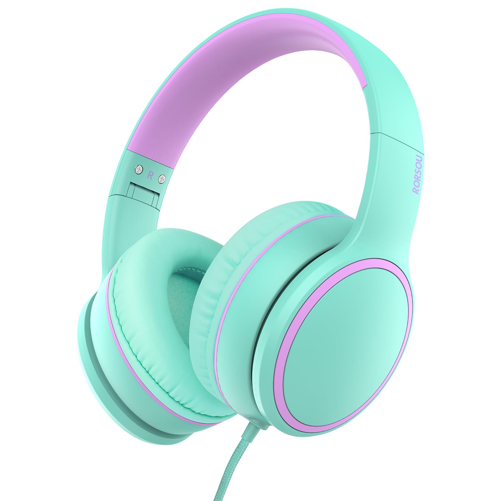 Foto 2 pulgar | Auriculares Rorsou R10 On-ear Con Micrófono, Color Verde Ligero - Venta Internacional.
