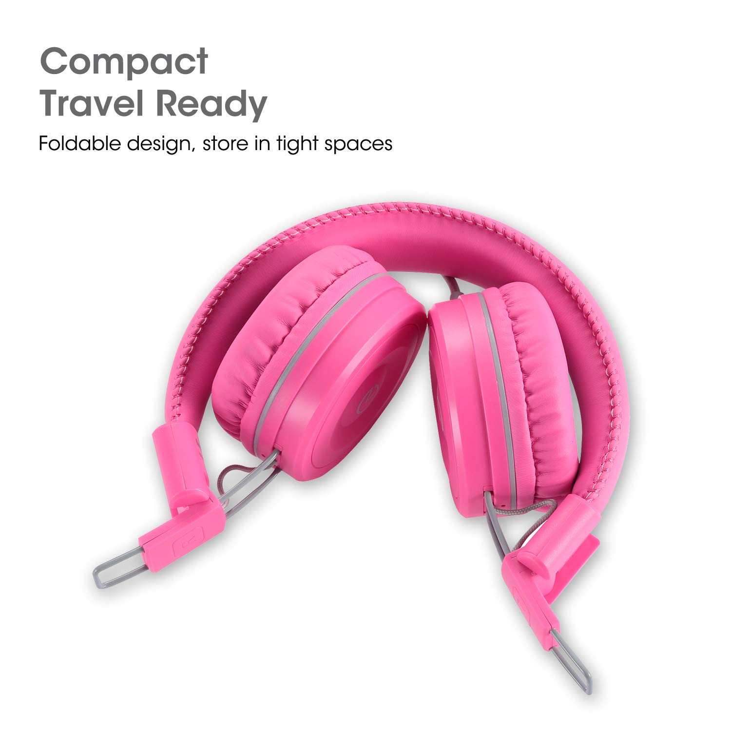 Foto 5 pulgar | Auriculares Noot Products K22 Kids Plegable Stereo Flamingo Pink - Venta Internacional.