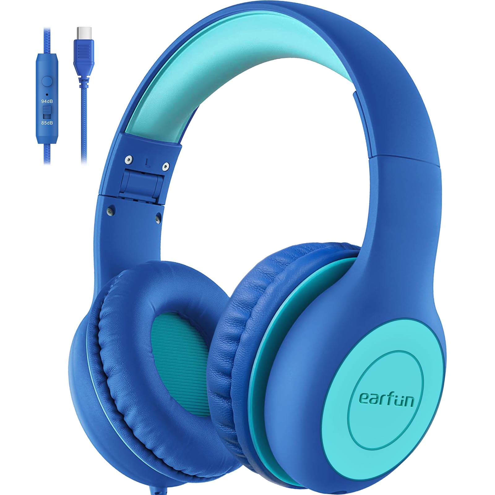 Foto 2 pulgar | Auriculares Earfun Kids K1 Con Cable Y Micrófono Con Volumen De 85/94 Db - Venta Internacional.