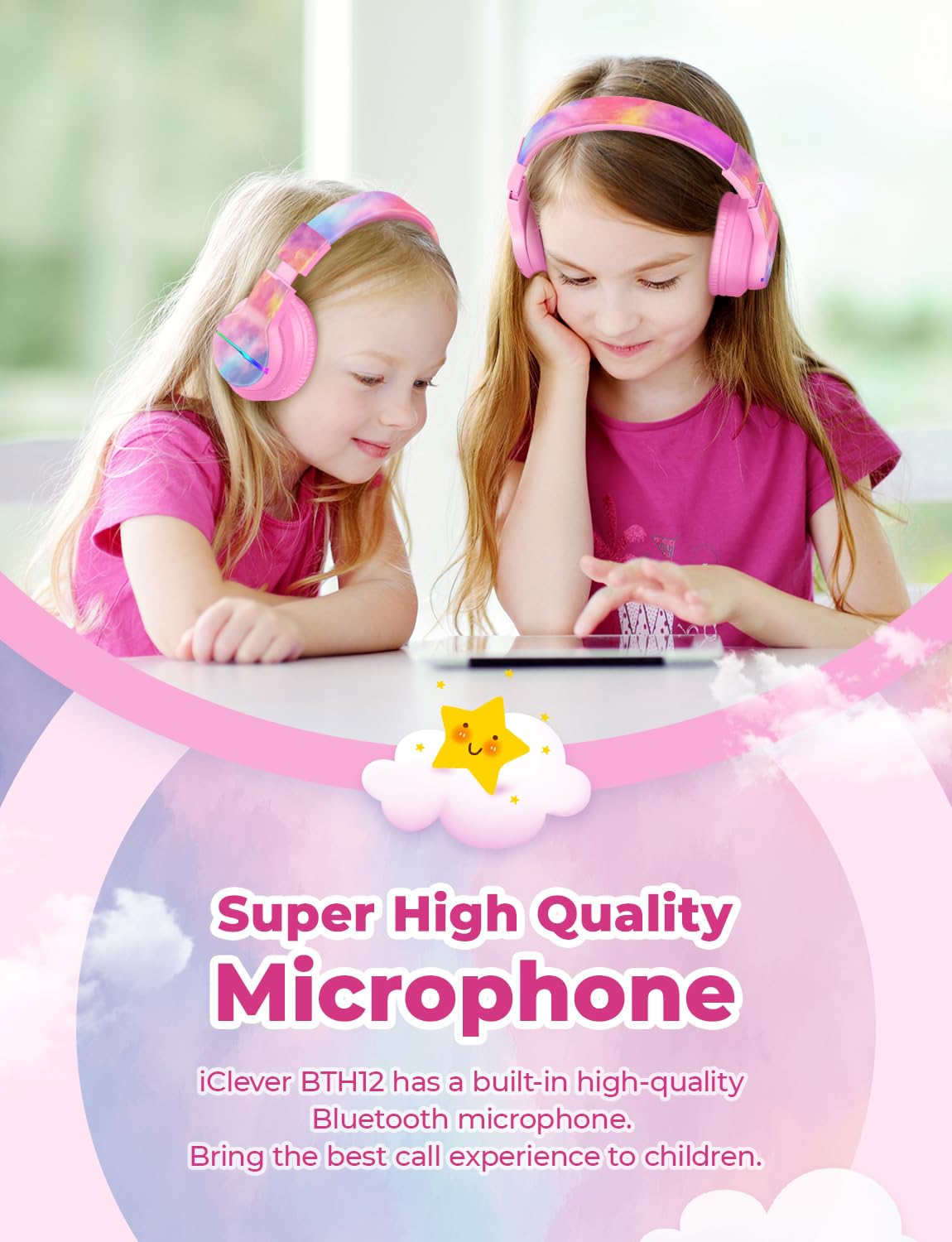 Foto 8 pulgar | Auriculares Bluetooth Iclever Bth12 Kids Led 85h Playtime - Venta Internacional.