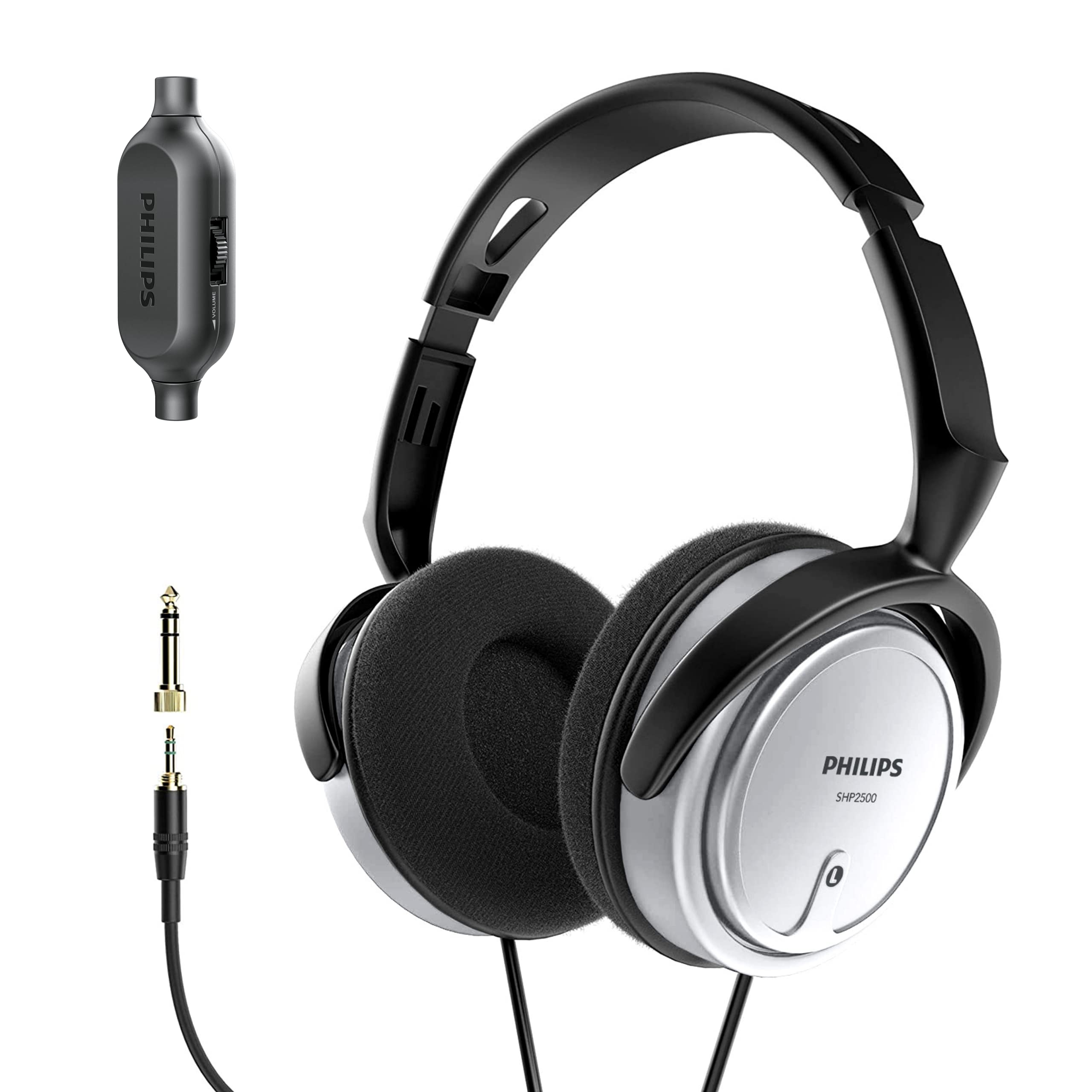 Foto 1 | Auriculares Estéreo Con Cable Philips Para Podcasts, Color Plateado - Venta Internacional.