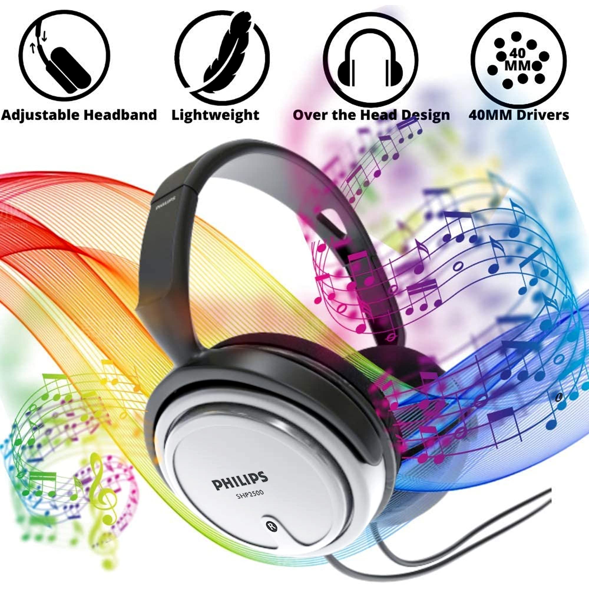 Foto 6 pulgar | Auriculares Estéreo Con Cable Philips Para Podcasts, Color Plateado - Venta Internacional.