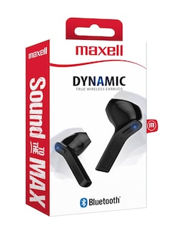 Foto 3 | Audífonos Inalámbricos Maxell 348420 color Negro Bluetooth Tws con Micrófono y Estuche Incluye Cargador Portátil