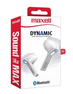 Foto 3 | Audífonos Inalámbricos Maxell 348421 color Blanco Bluetooth Tws con Micrófono y Estuche Incluye Cargador Portátil