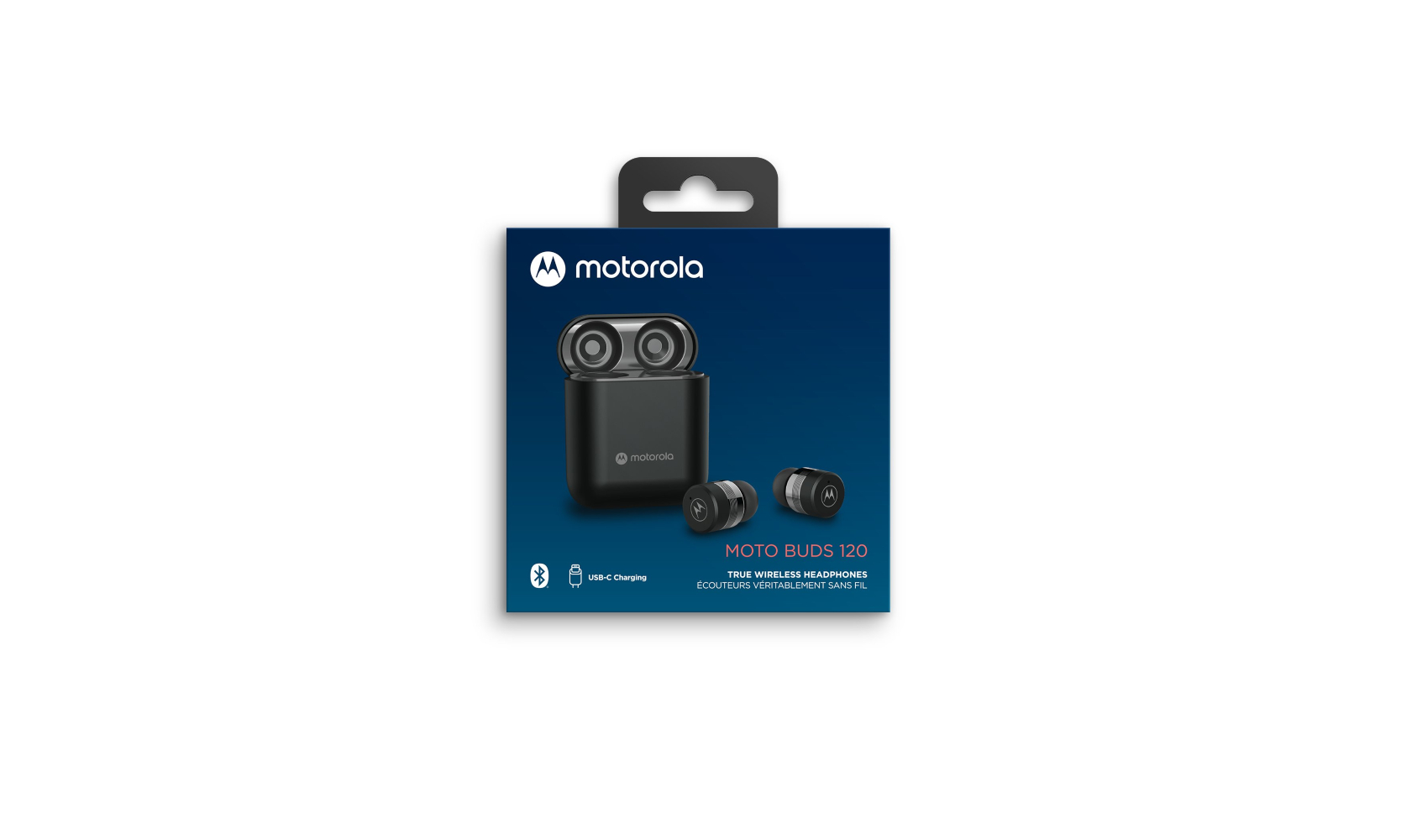 Foto 2 pulgar | Audífonos Motorola Moto Buds 120 True Wireless color Negro