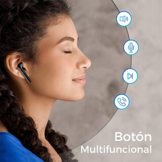 Foto 3 | Audífonos Soundmates Bluetooth Contra Salpicadura 3 hr Uso Mitzu color Negro