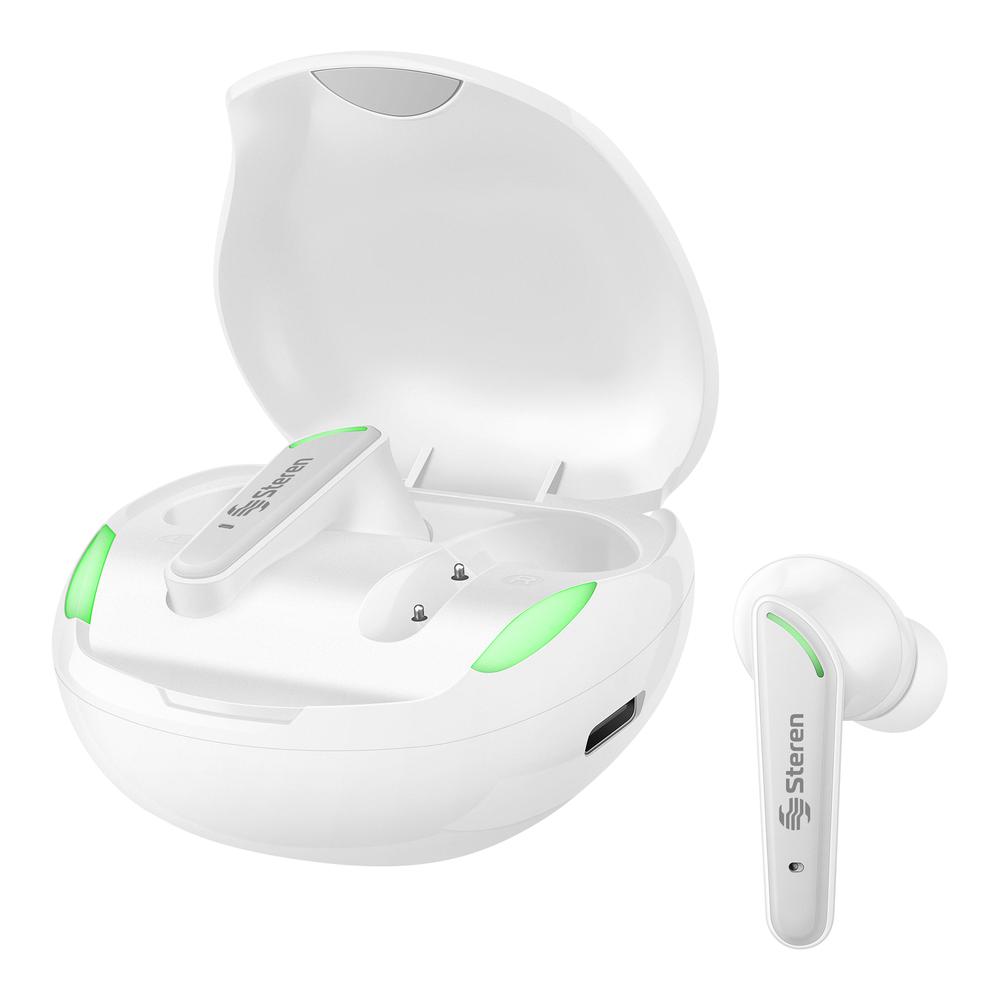 Foto 2 pulgar | Audífonos Steren AUD-7400BL color Blanco True Wireless
