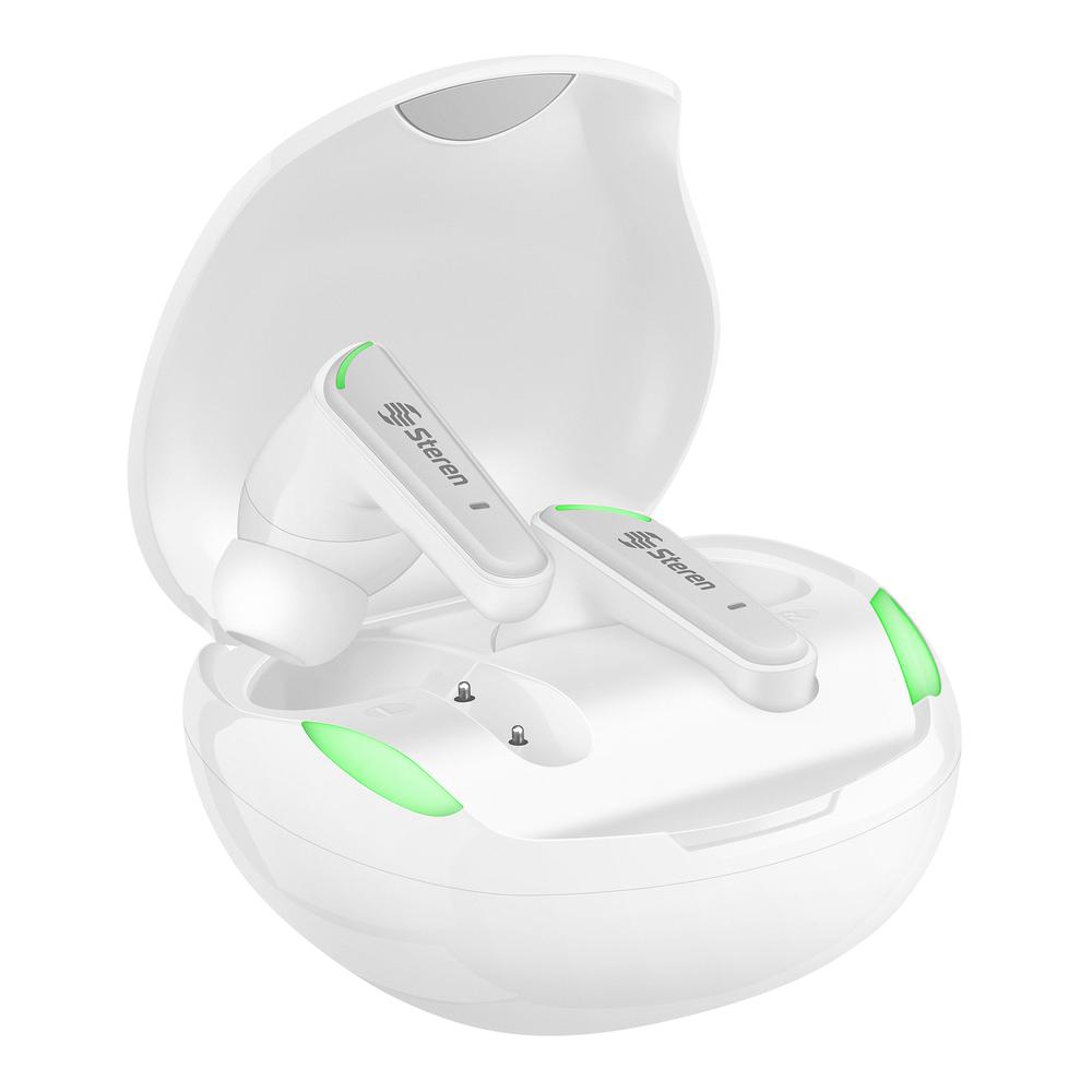 Foto 4 pulgar | Audífonos Steren AUD-7400BL color Blanco True Wireless