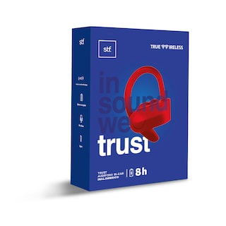 Foto 3 | Audífonos True Wireless Trust Stf color Rojo
