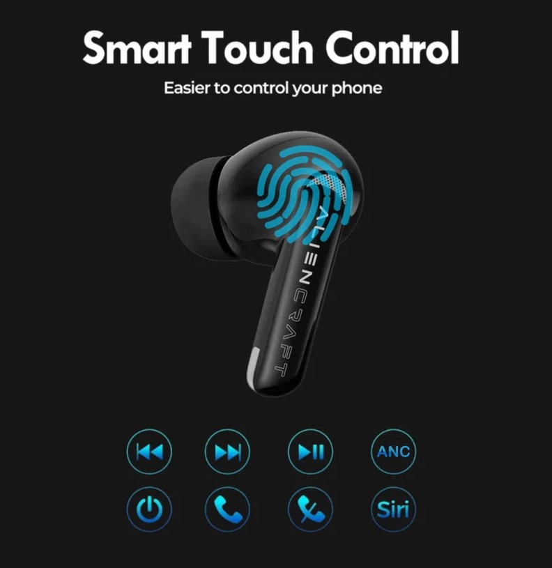 Foto 6 pulgar | Audífonos True Wireles Aliencraft Droid66 color Negro