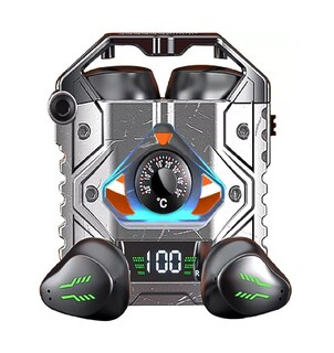 Foto 1 | Auriculares Bluetooth H9 Deportivos Gamer In Ears Gris