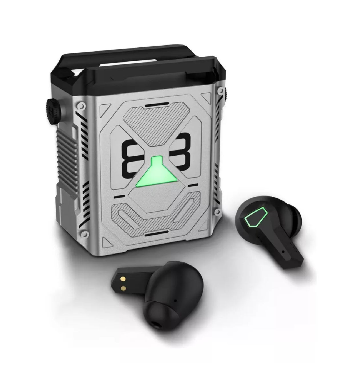 Foto 1 | Audífonos In-ear Gamer Inalámbricos Personalizados Gris