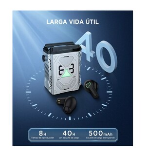 Foto 2 | Audífonos In-ear Lab.G Gamer Inalámbricos Grises