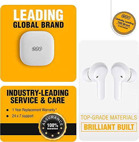 Foto 4 pulgar | Venta Internacional-Audífonos True Wireless Qcy color Blanco con Bluetooth