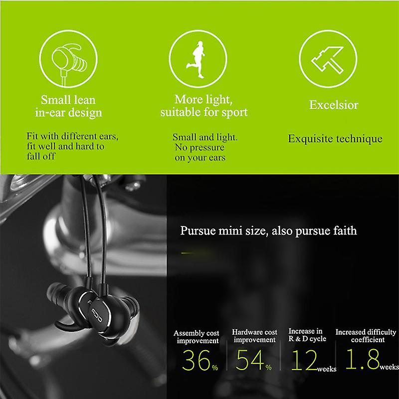 Foto 6 pulgar | Venta Internacional - Auriculares Bluetooth 4.1 con Cuello Qcy Qy19