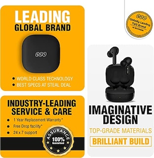 Foto 3 | Venta Internacional-Audífonos True Wireless Qyc color Negro con Bluetooth