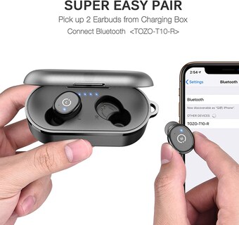 Foto 2 | Venta Internacional - Auriculares Inalámbricos T10 Bluetooth 5.0 Negro