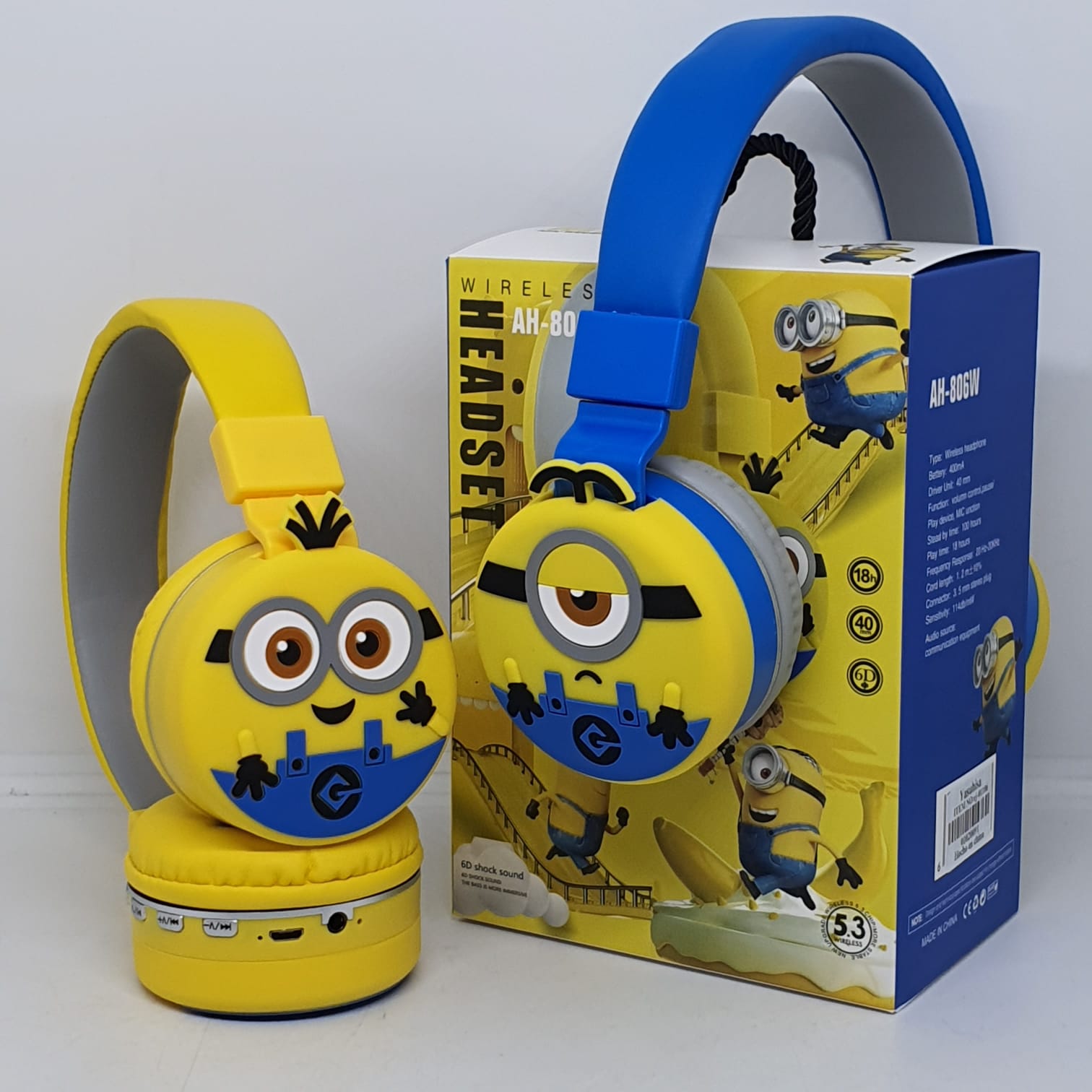 Foto 2 | Diadema Inalambrica Infantil Minions