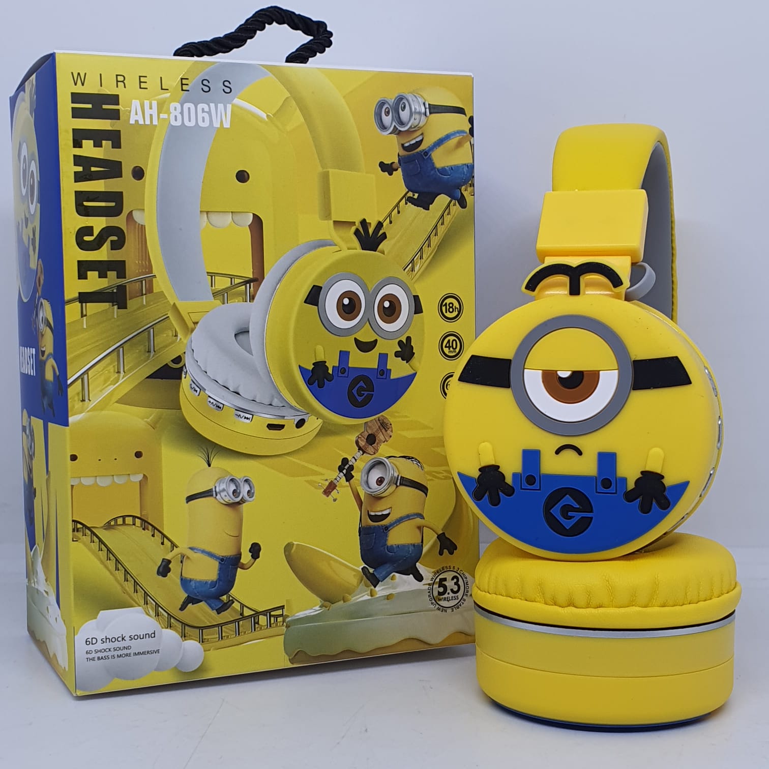 Foto 4 pulgar | Diadema Inalambrica Infantil Minions