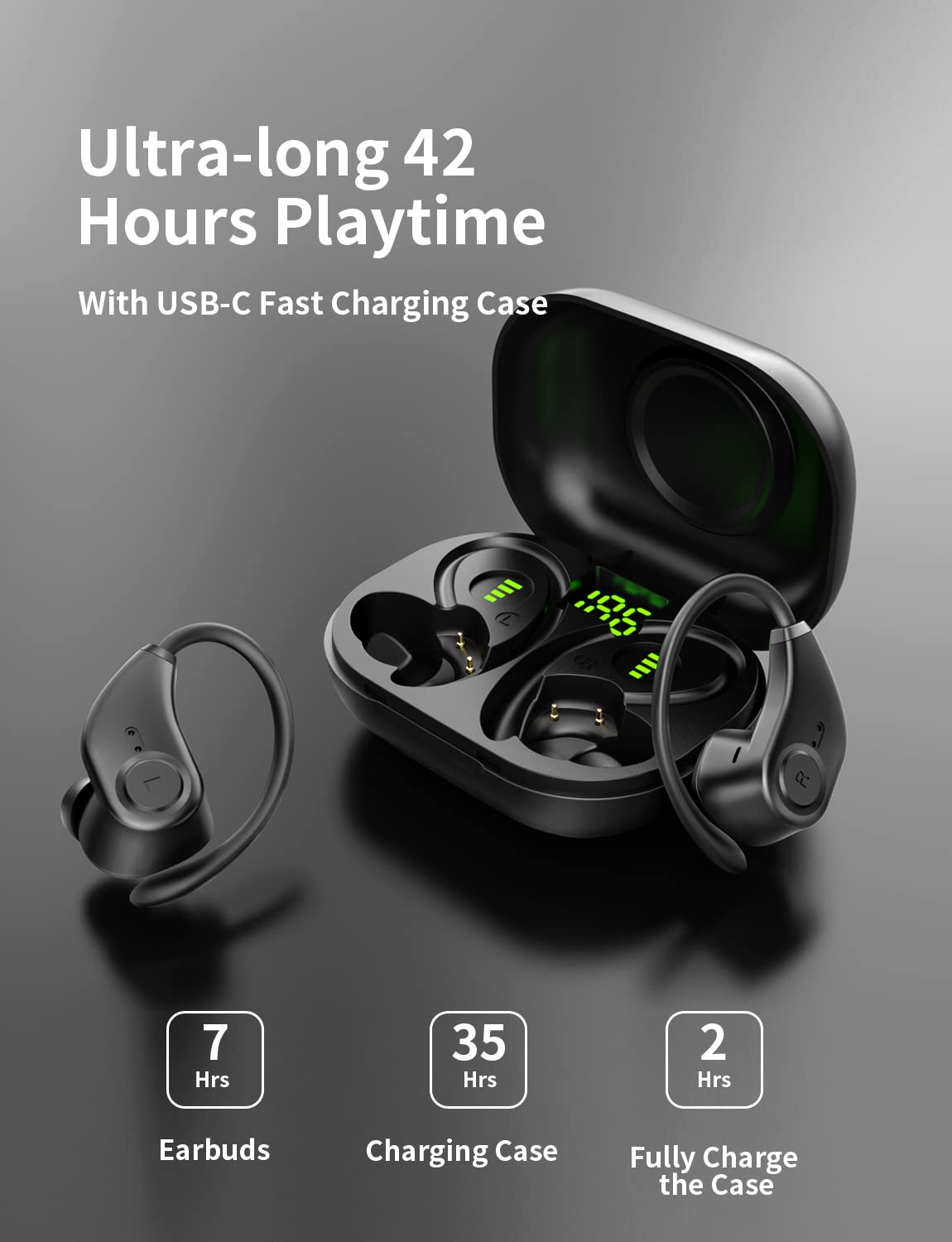 Foto 5 pulgar | Venta Internacional - Auriculares Inalámbricos Bluedio S6 Sport Negros