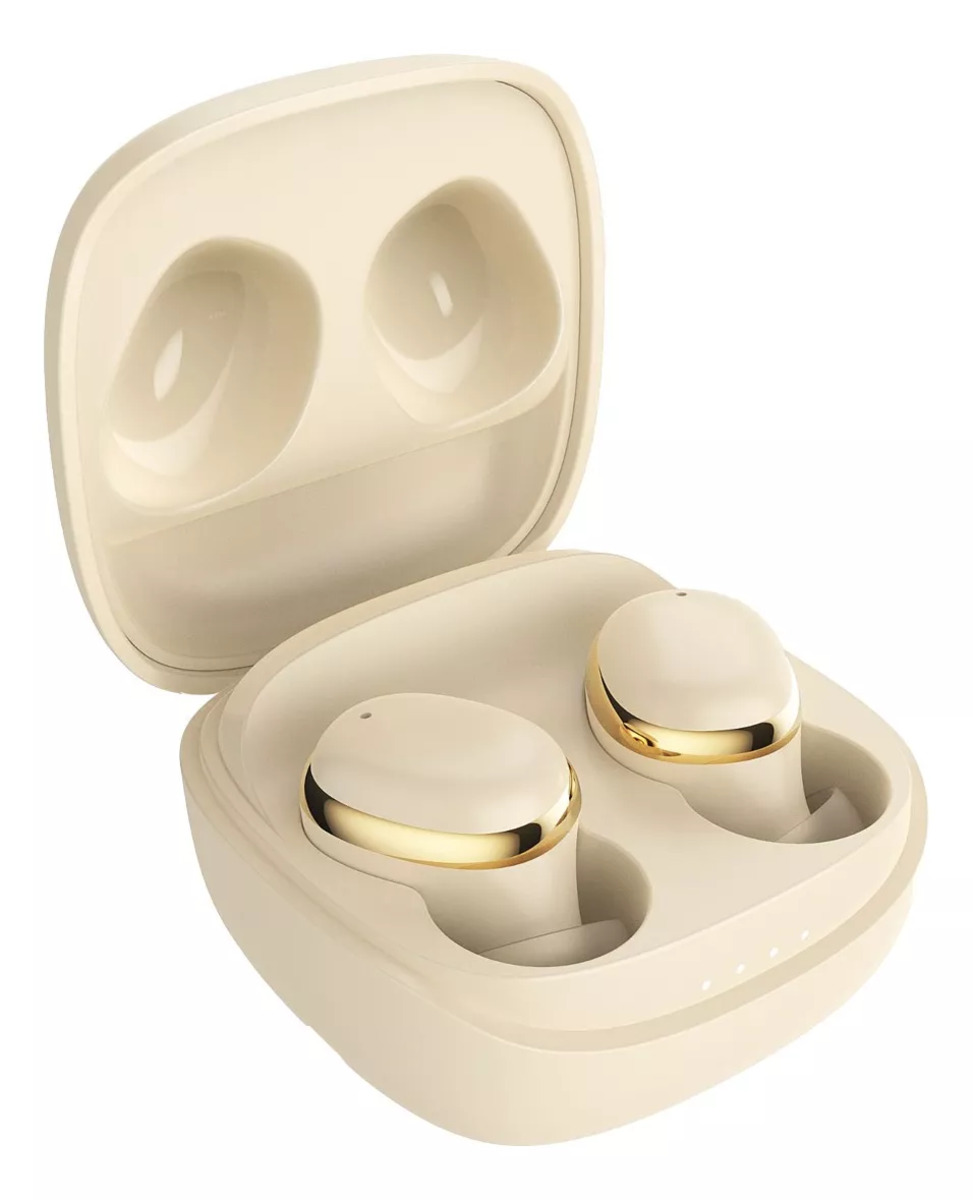 Audífonos True Wireless Fralugio Beiges con Bluetooth