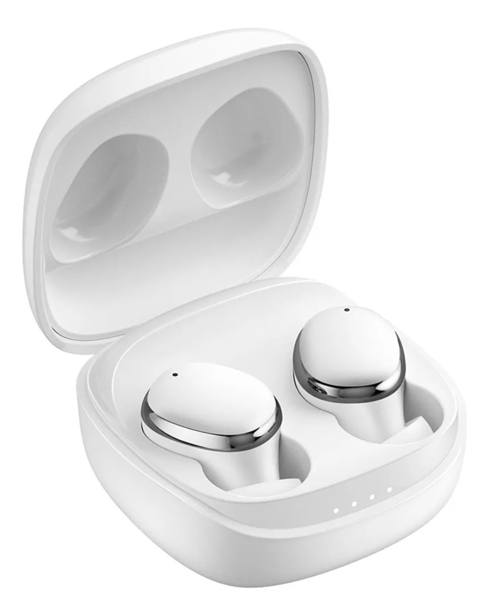 Audífonos True Wireless Fralugio Blancos con Bluetooth