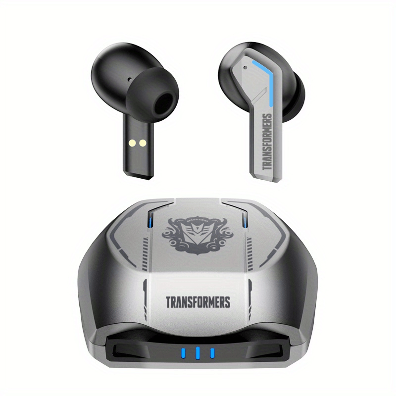 Auriculares Inalámbricos Bluetooth Led Transformers Tf-t06 Grises