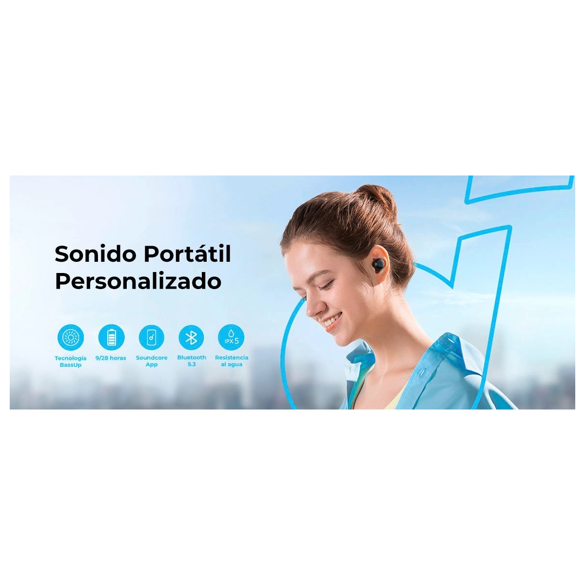 Foto 4 | Audífonos Inalámbricos Soundcore Anker A25i 28hrs Ipx5 Bluetooth