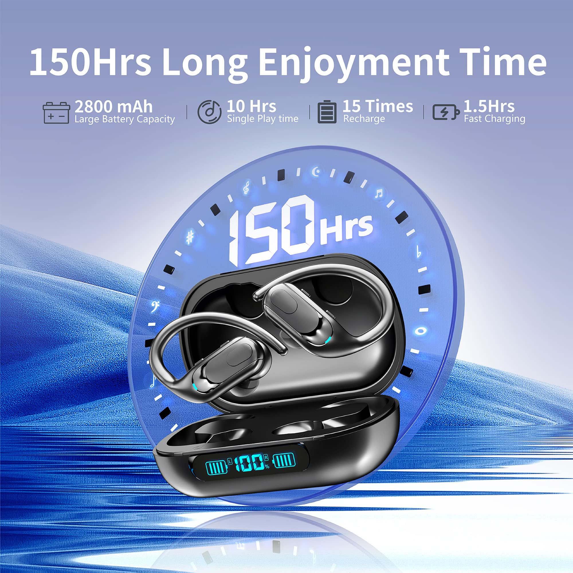 Foto 3 pulgar | Audífonos True Wireless Falebare Negros con Bluetooth-Venta Internacional