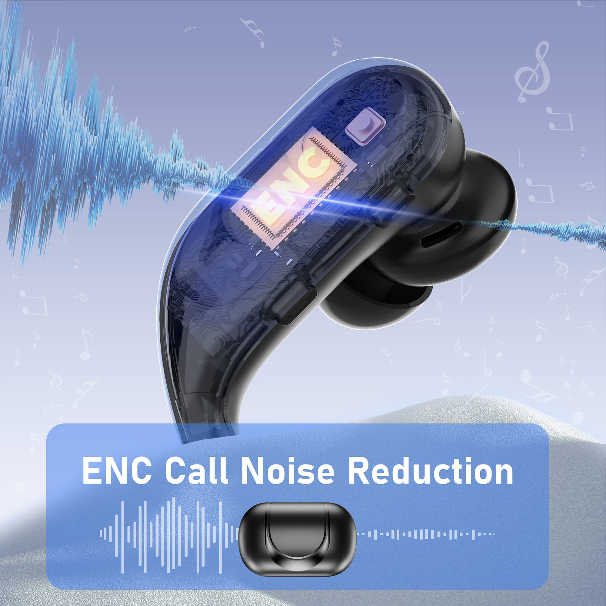 Foto 5 pulgar | Audífonos True Wireless Falebare Negros con Bluetooth-Venta Internacional