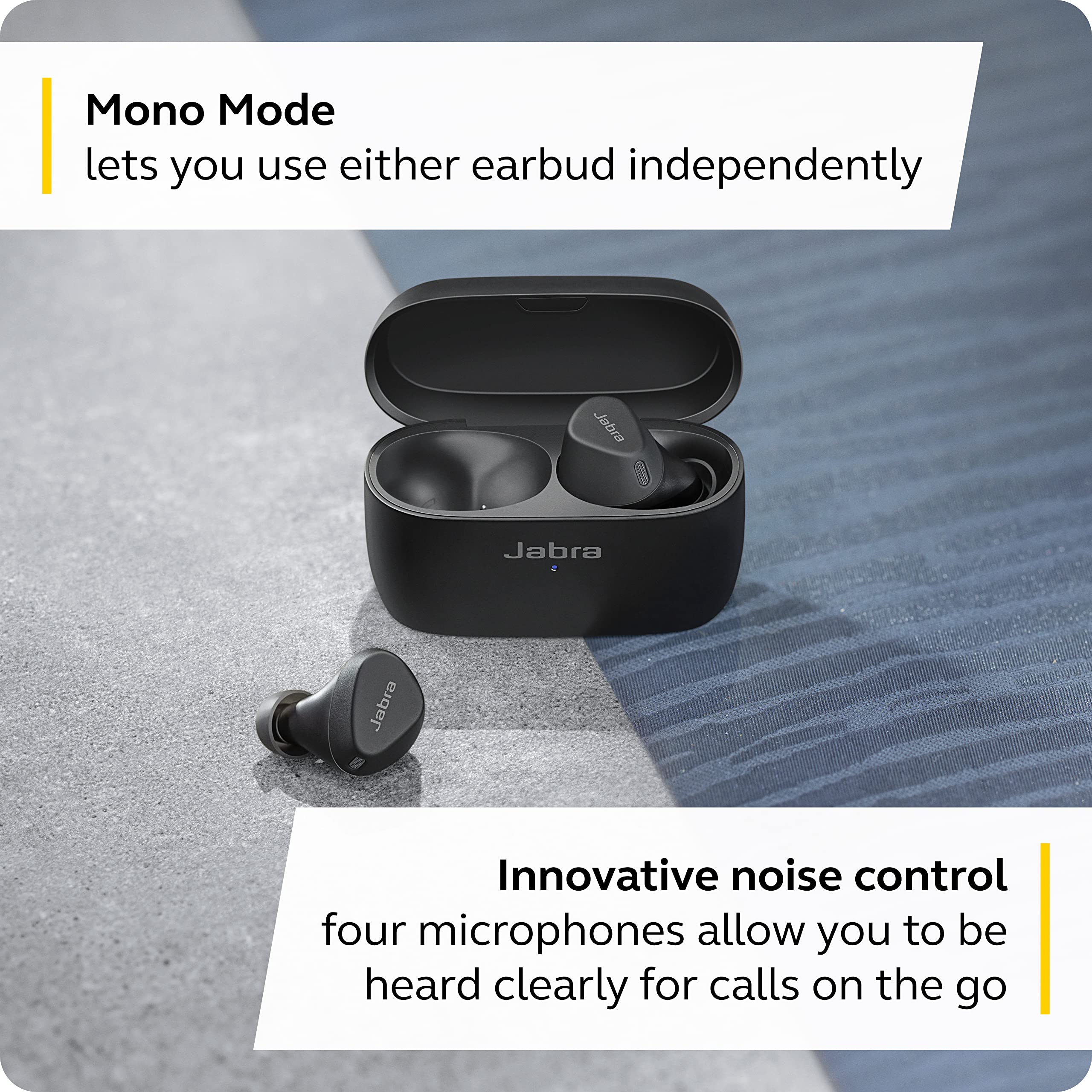 Foto 4 pulgar | Audífonos True Wireless Jabra Elite 4 Negros con Bluetooth-Venta Internacional