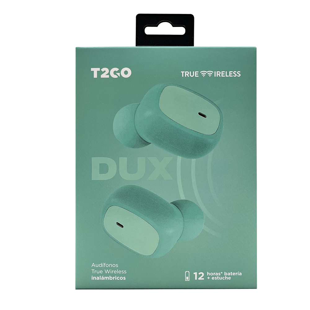Foto 5 pulgar | Audífonos Tws Dux T2go Menta