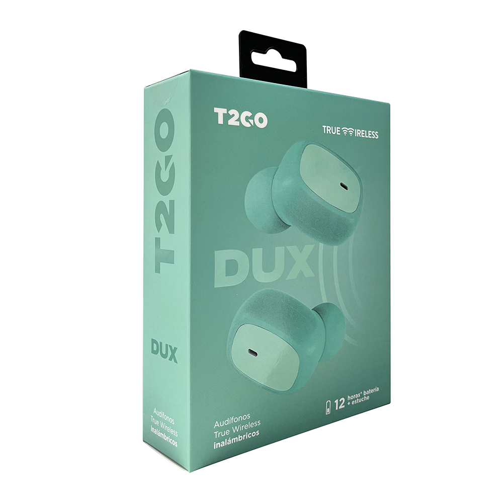 Foto 6 pulgar | Audífonos Tws Dux T2go Menta