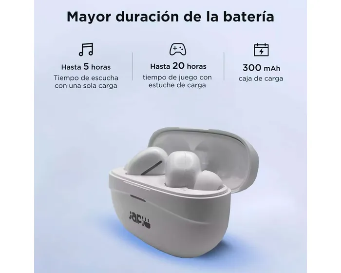 Foto 4 | Japi Audífonos Inalámbricos Bluetooth Ja-bt3 Color Blanco