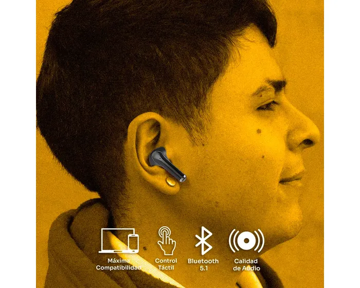 Foto 4 pulgar | Japi Audífonos Inalámbricos Bluetooth Ja-bt4 Color Negro