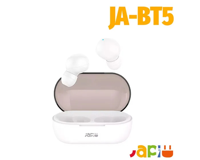 Japi Audífonos Inalámbricos Bluetooth Ja-bt5 Color Blanco