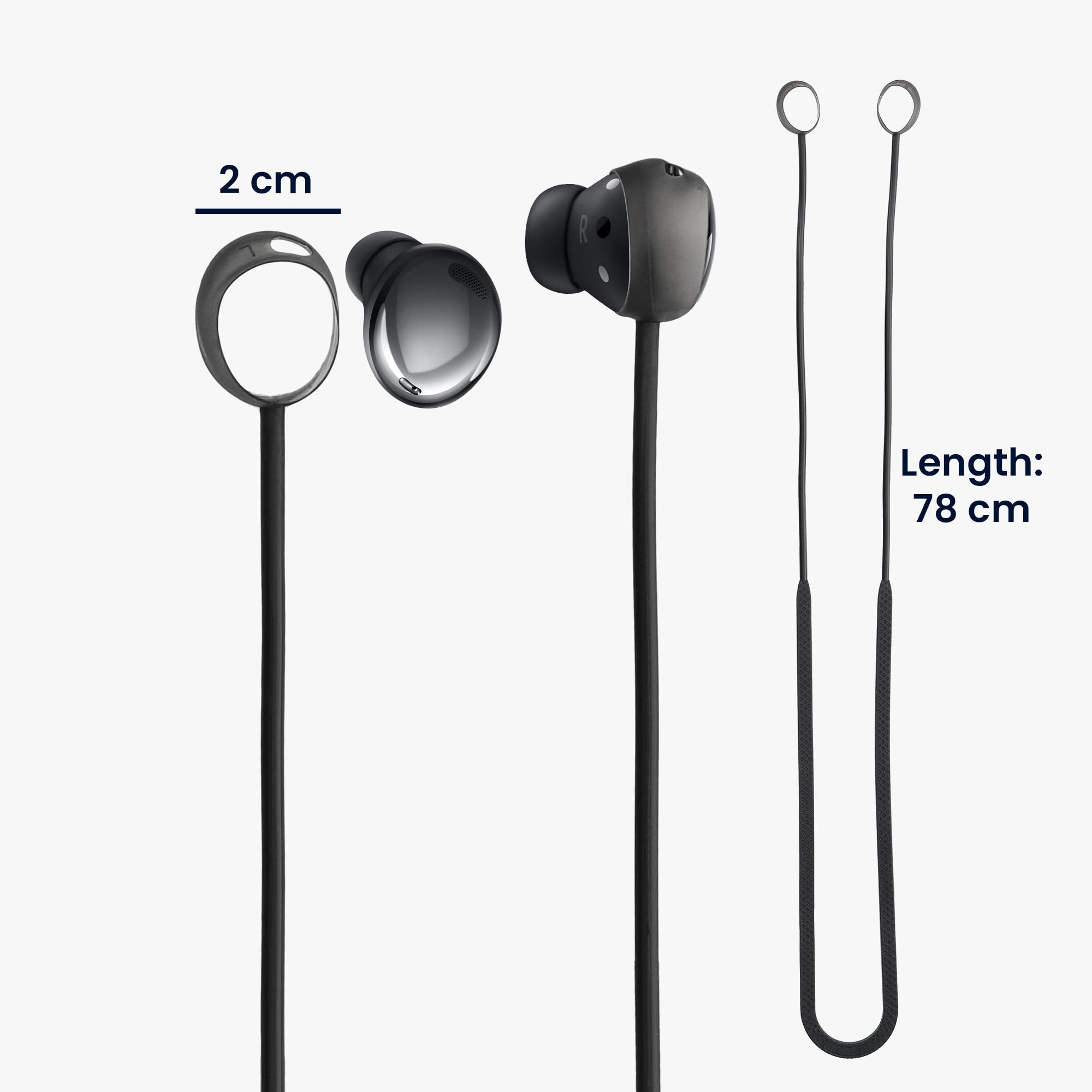 Foto 6 pulgar | Correas Para Samsung Galaxy Buds Pro Kwmobile (paquete De 2) - Venta Internacional.