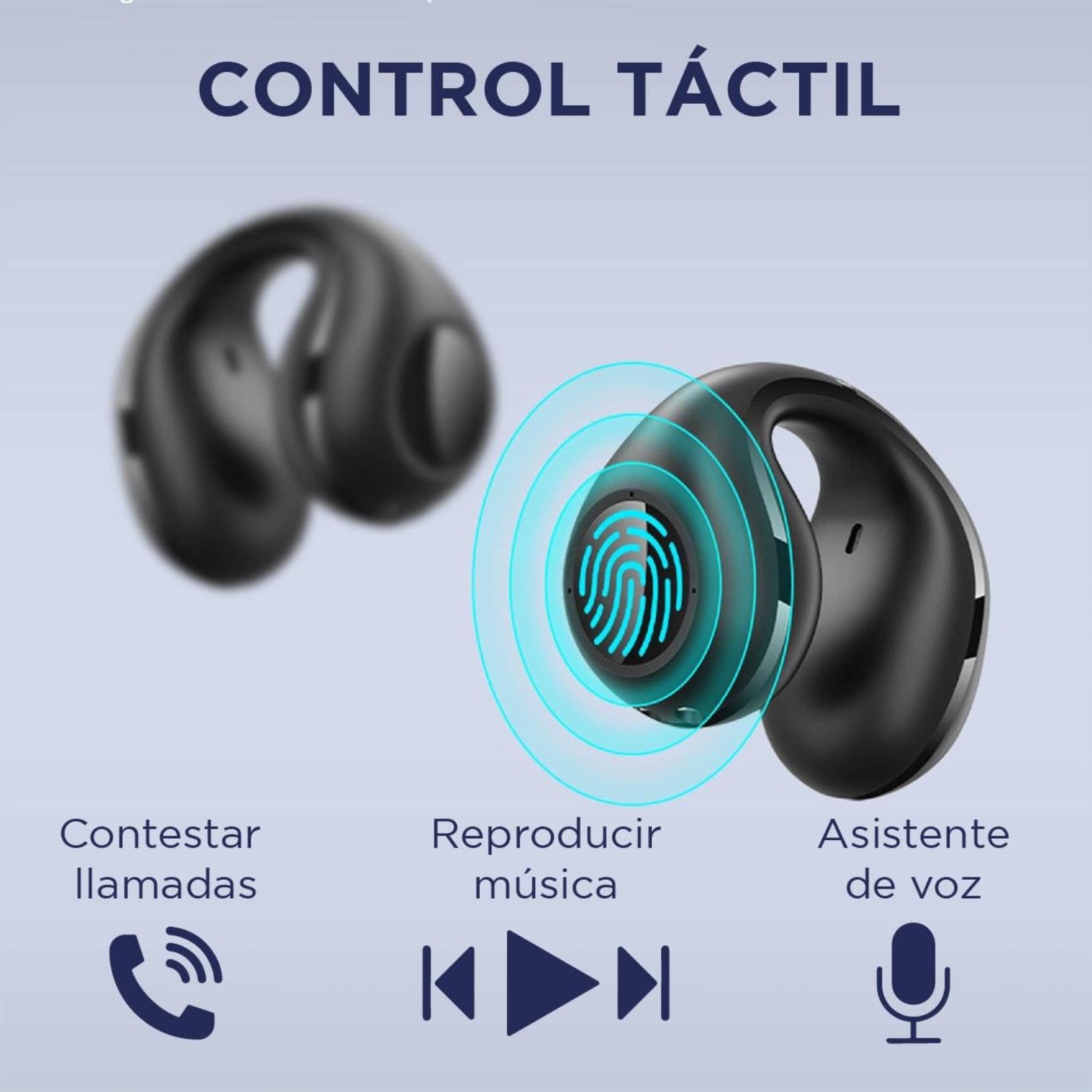 Foto 5 pulgar | Audífonos Clip De Oreja Hokins Bluetooth 5.2 Cancelación De Ruido Con Ia Resistencia Al Agua Ipx6