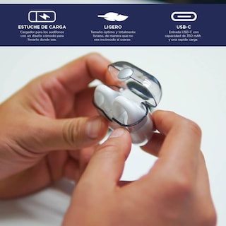 Foto 5 | Audífonos Clip De Oreja Hokins Bluetooth 5.2 Cancelación De Ruido Con Ia Resistencia Al Agua Ipx6