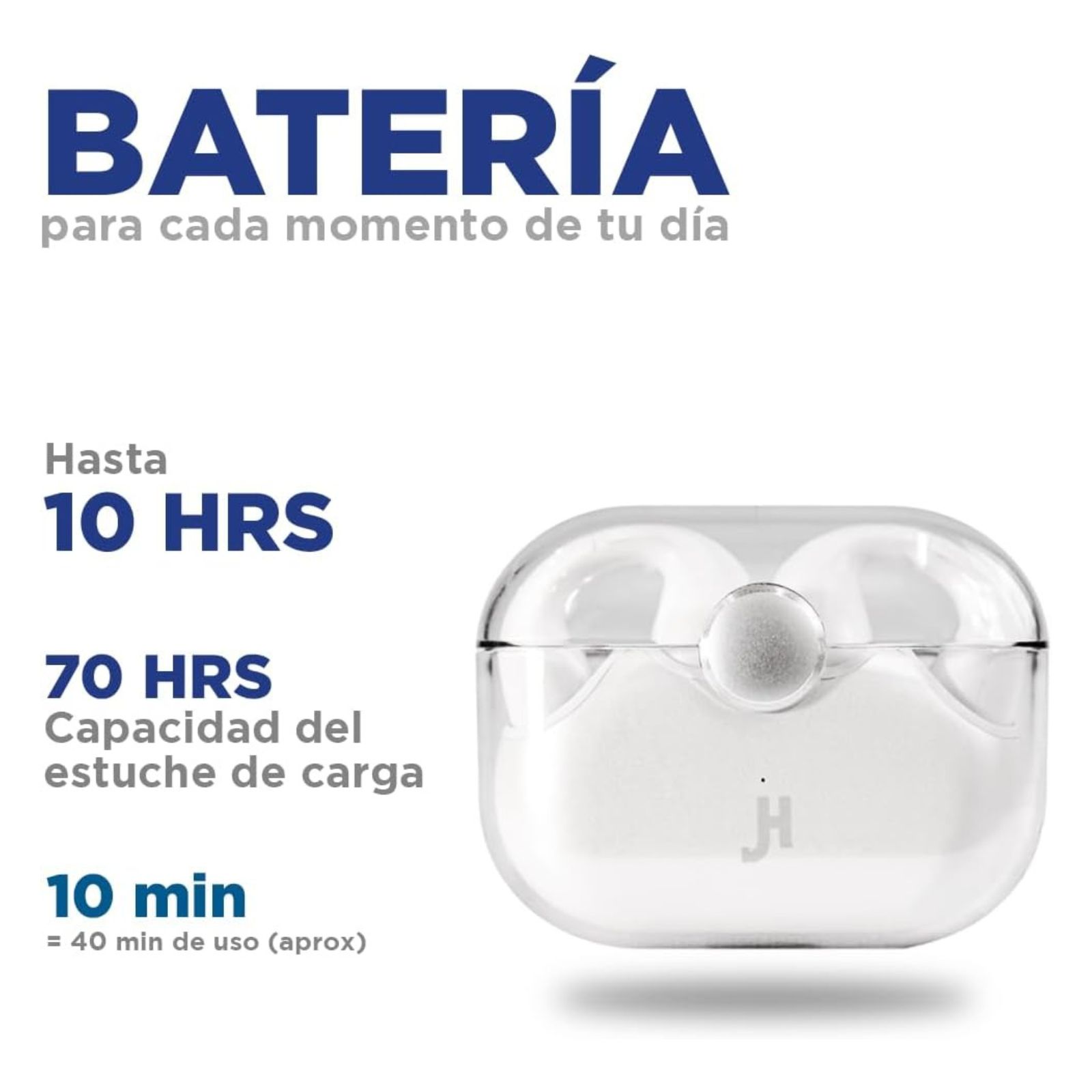 Foto 7 pulgar | Audífonos Clip De Oreja Hokins Bluetooth 5.2 Cancelación De Ruido Con Ia Resistencia Al Agua Ipx6