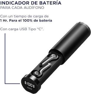 Foto 4 | Audífonos Con Micrófono Hokins Compatible Con Asistente Siri, Alexa Bluetooth 5.3 Control Táctil