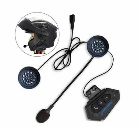 Foto 2 | Intercomunicador para Casco de Moto Auricular Bluetooth BT-12